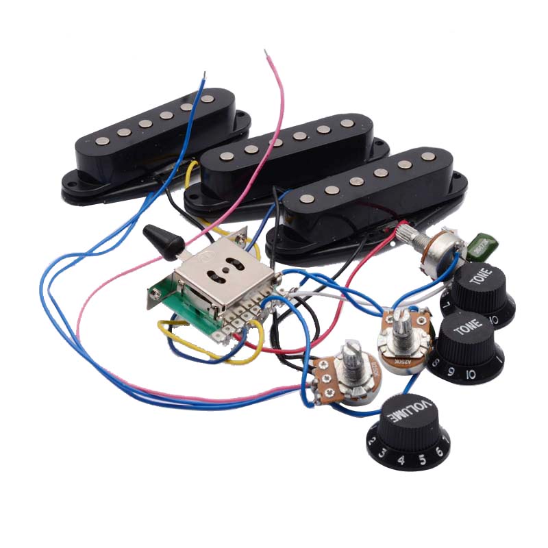 Diy Electric Guitar Electronics - Câblage électrique JE514 up, interrupteur 5
