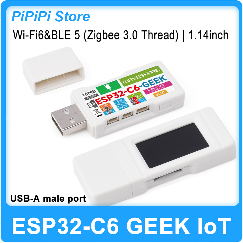 Diy Electronics - Carte de développement ESP32-C6 GEEK avec