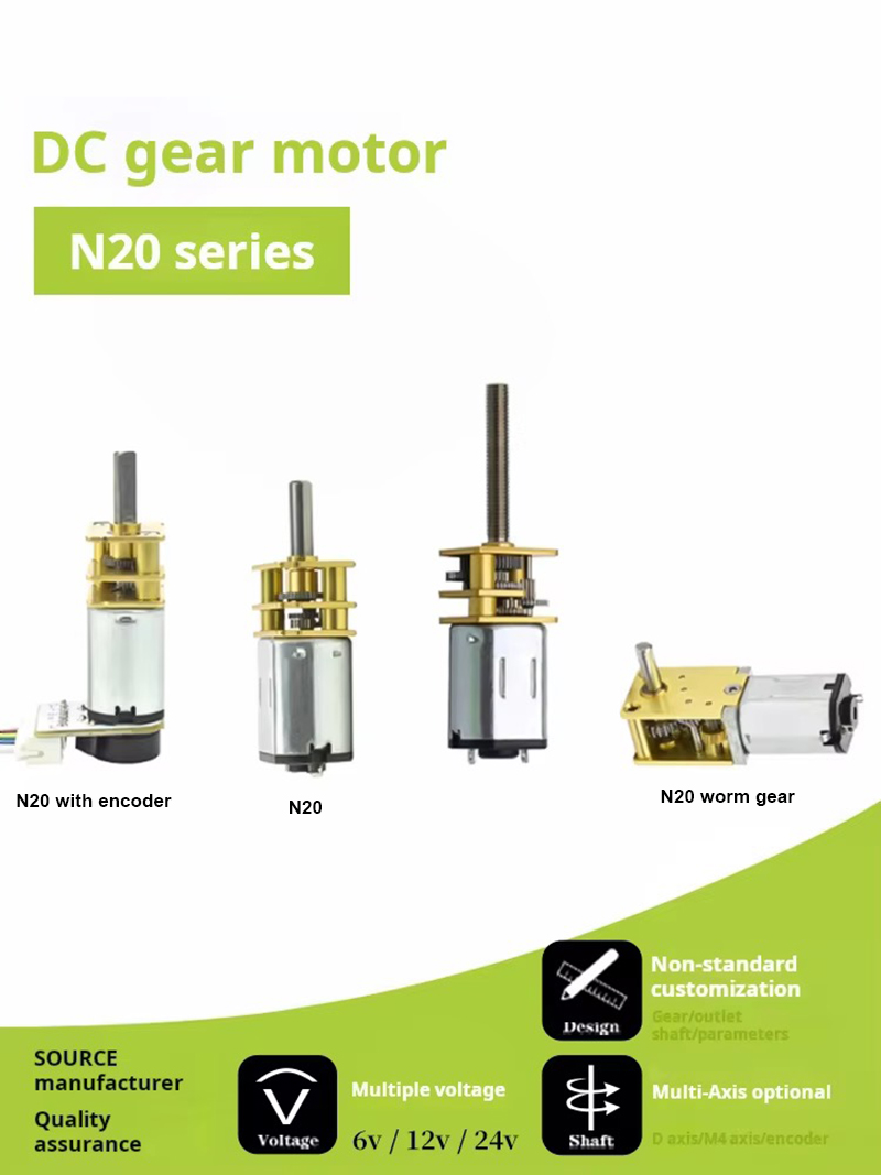 Diy Boat Electronics - 6V 12V 15-6000RPM GA12-N20 Moteur à