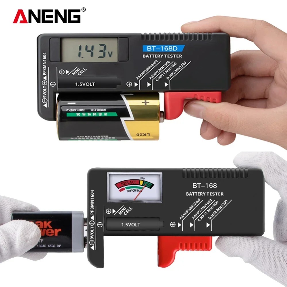 Diy Electronics Test Equipment - Testeur de batterie numérique ANENG BT-168/