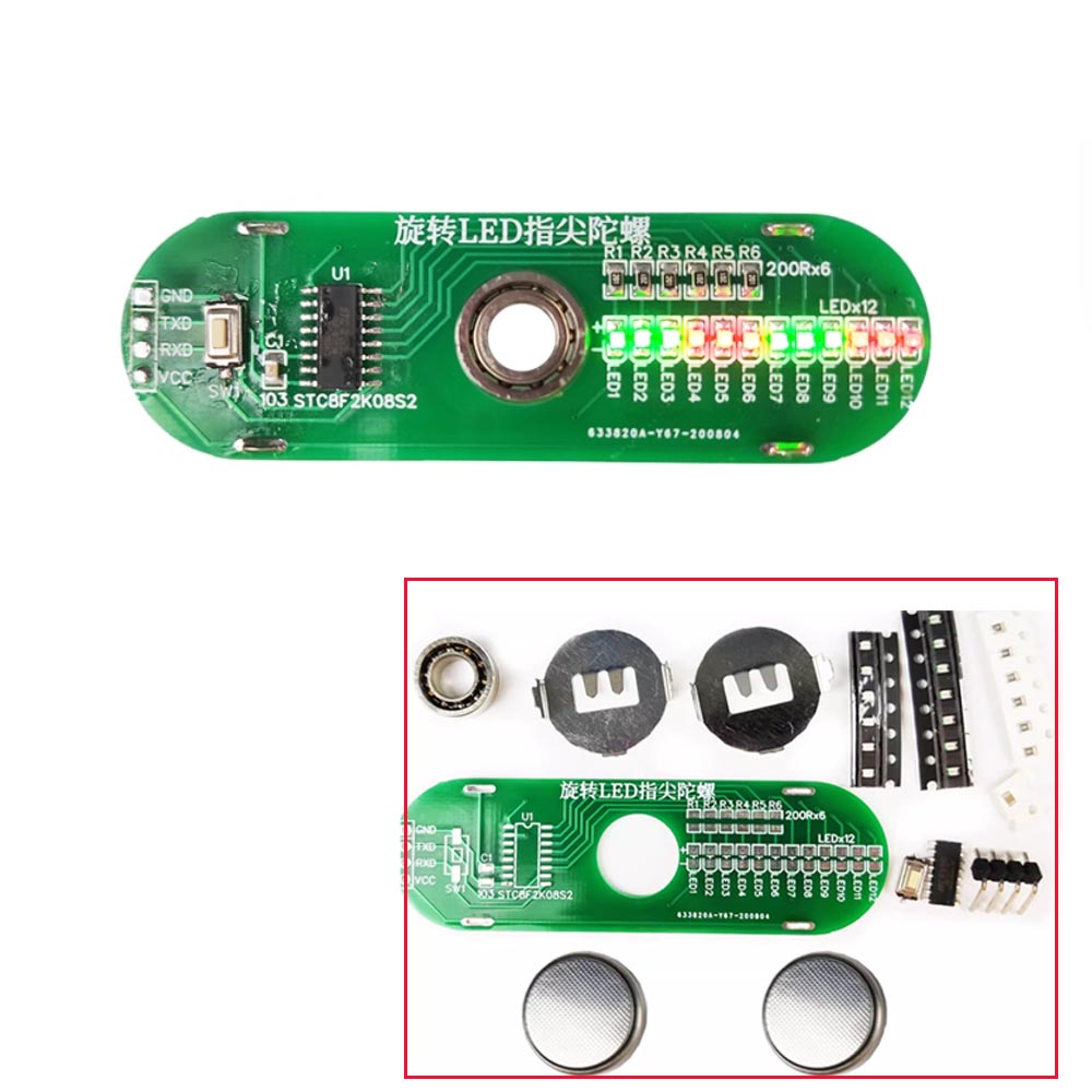 Diy Electronics Learning Kit - Kit de soudure électronique bricolage toupie