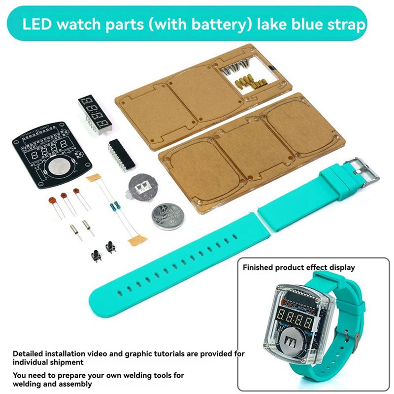 Kit électronique de montre LED - Diy Electronics Learning Kit avis et prix