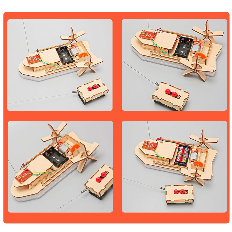 Bateau RC en bois télécommandé - Diy Boat Electronics avis et prix